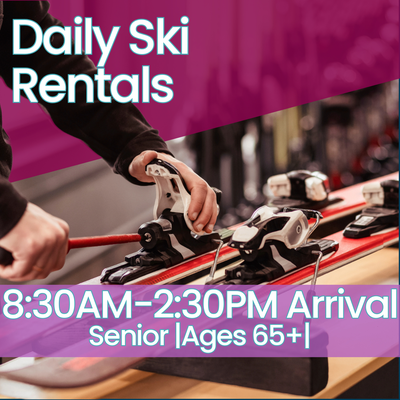 Full Day - Ski Rental - Senior 65+