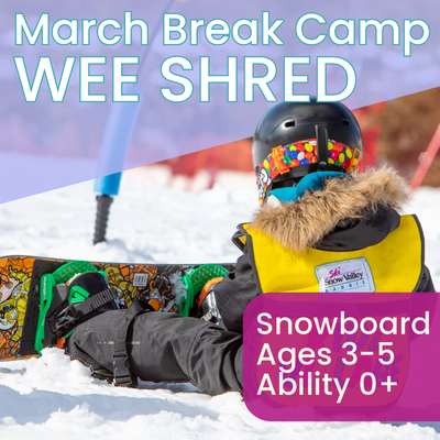March Break Camp - Snowboard - Ages 3-5
