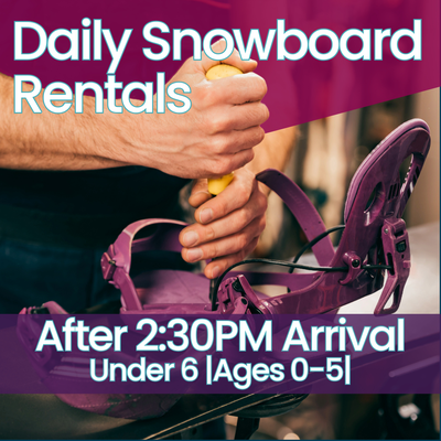 Night - Snowboard Rental - Under 6