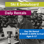 Full Day - Ski Rental - Youth 6-17