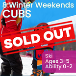 8 Winter Weekend Cubs - Ages 3-5 - Ability 0-2