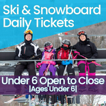 Under 6 Lift Ticket - Daytime