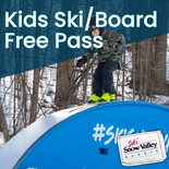 Kids Ski Free + Anytime Pass