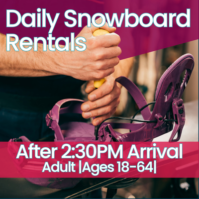 Night - Snowboard Rental - Adult 18-64