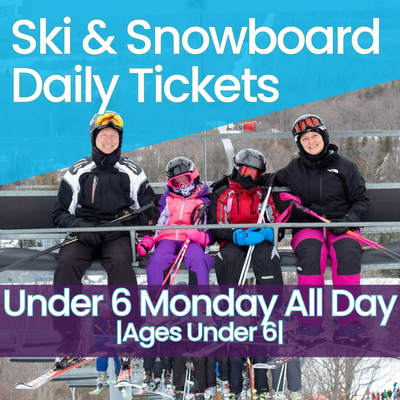 Monday Lift Ticket - Under 6