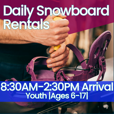 Full Day - Snowboard Rental - Youth 6-17