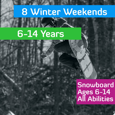 8 Winter Weekend - Ages 6-14 - Snowboard - All Abilities