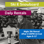 Night - Ski Rental - Youth 6-17