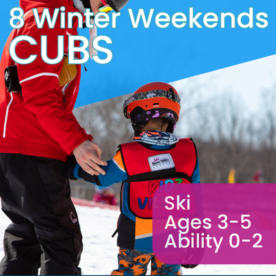 8 Winter Weekend Cubs - Ages 3-5 - Ability 0-2