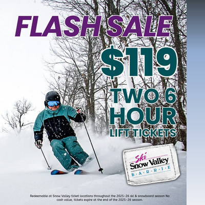 Flash Sale - 2x 6 hour Lift Tickets for $119