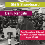 Full Day -  Snowboard Rental - Adult 18-64
