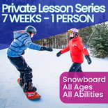 Private Lesson Snowboard - 7 Weeks - 1 Person