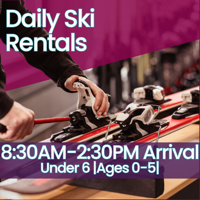 Full Day - Ski Rental - Under 6