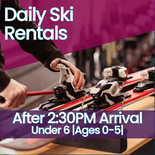 Night - Ski Rental - Under 6