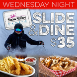 Slide & Dine Wednesday Night Special