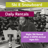 Night - Ski Rental - Senior 65+